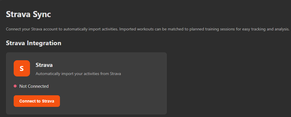 Strava integration example